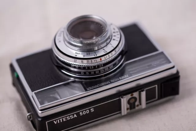 Zeiss Ikon Voigtlander, Vitessa 500 S, analogico, immagine piccola, fotocamera vintage