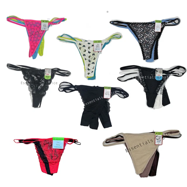 PRIMARK G-STRING T-BACK Thongs 3 Pack Knickers Underwear £9.90 - PicClick UK