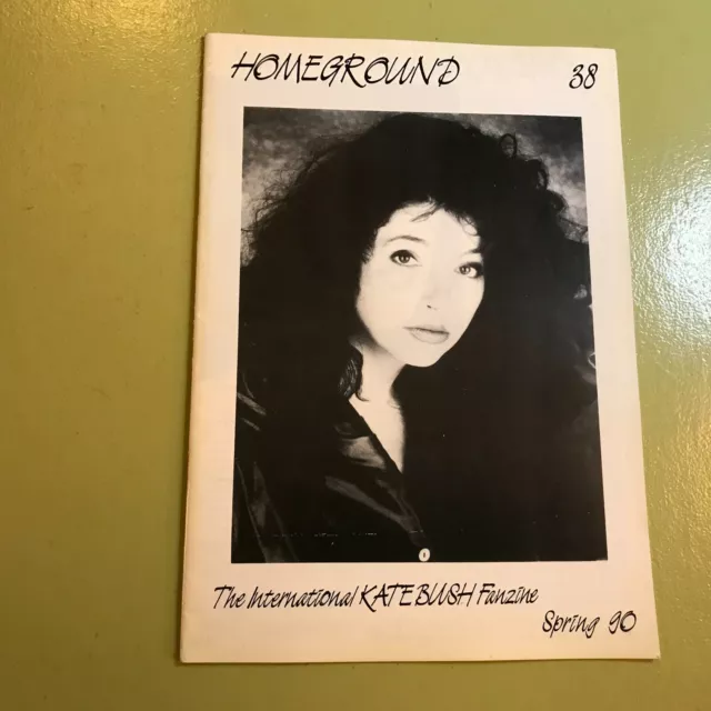 Kate Bush Homeground International Fanzine Magazine spring 1990 No 38 uk w/pics!