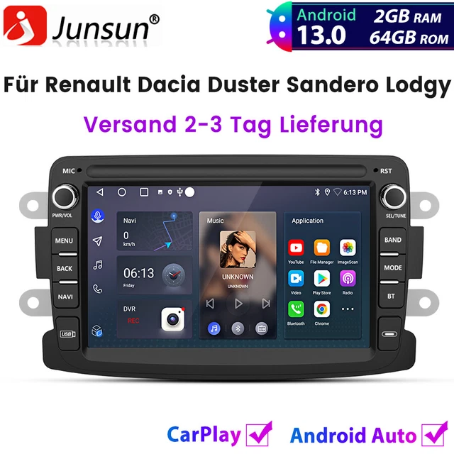 SIXWIN Autoradio Android 13 2 64 G pour Renault Dacia Logan Duster Sandero Lodgy Capture Symbole Lada Xray avec Carplay/Android Auto, écran tactile 7 pouces avec GPS, WiFi, Bluetooth FM/RDS SIXWIN Autoradio Android 13 2 64 G pour Renault Dacia Logan Duster Sandero Lodgy Capture Symbole Lada Xray avec Carplay/Android Auto, écran tactile 7 pouces avec GPS, WiFi, Bluetooth FM/RDS