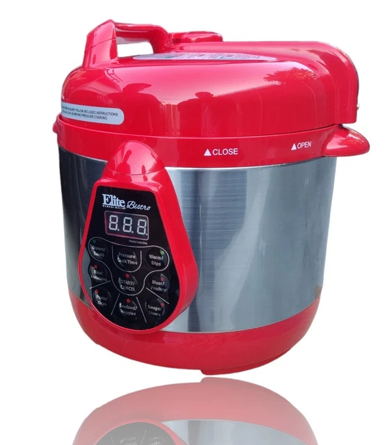 ELITE BISTRO 4 QT Electric Pressure Cooker Buttercup