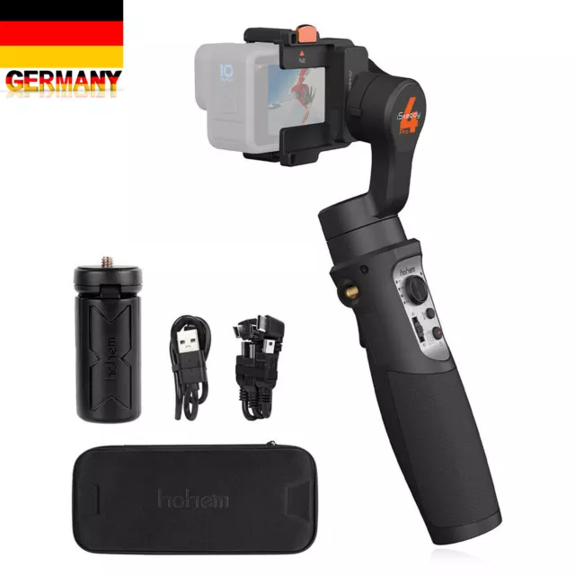 Estabilizador de cardán Hohem ISteady Pro 4 3 ejes para cámara de acción Osmo GoPro 10/9/8/7 2