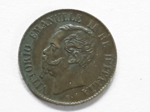 ITALY, 1867-M 1-Centesimi, 1st DENOMINATION OF UNIFIED ITALY