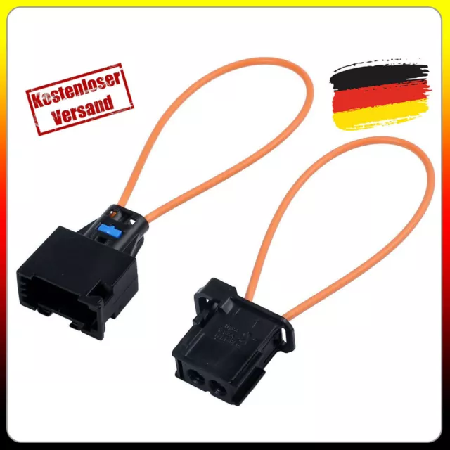 2x Lichtleiter Connector Brückenstecker MOST Für BMW VW Audi Porsche LWL Brücke
