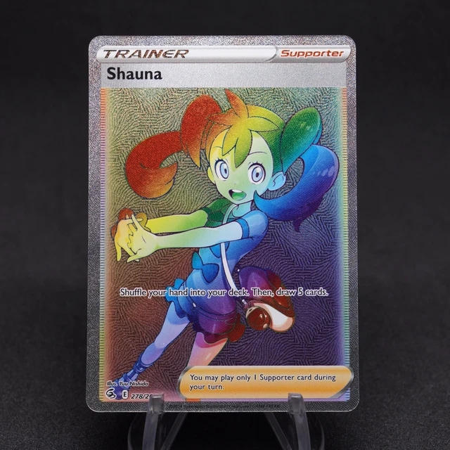 POKEMON SHAUNA 263 264 Full Art Trainer Fusion Strike NM 15.00
