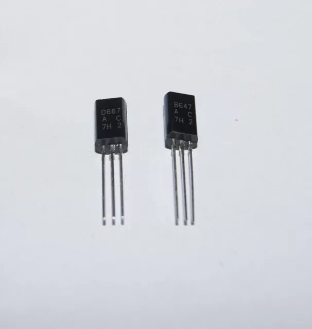 1 pair 2SB647AC and 2SD667AC (2PCS) (D667 B647)