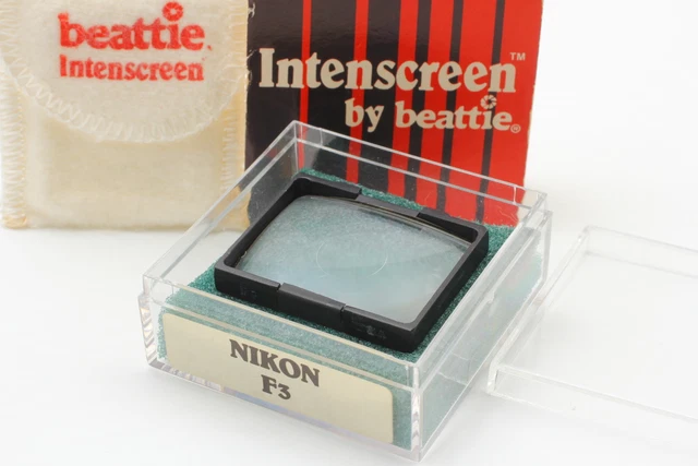 RARE [MINT BOXED] Beattie Intenscreen Focusing Screen for Nikon F3 From JAPAN
