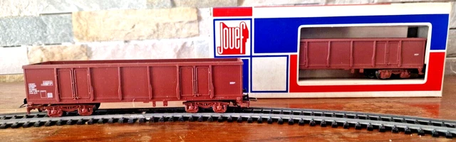 Lot De 3 Wagons Tombereau Jouef Ho – SNCF, Couleur Marron, échelle Ho, Neuf Sous Boîte