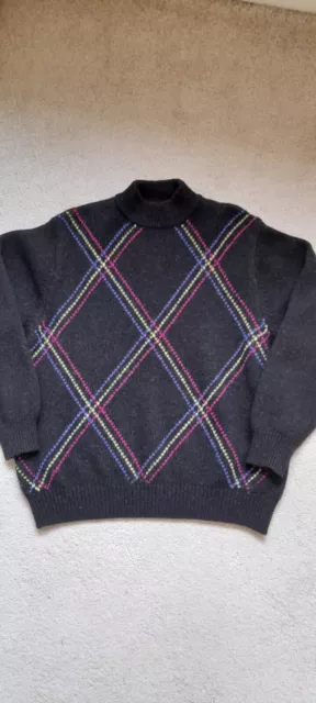 United Colours Of Benetton, Vintage, Shetland Wool Jumper.Size M/L