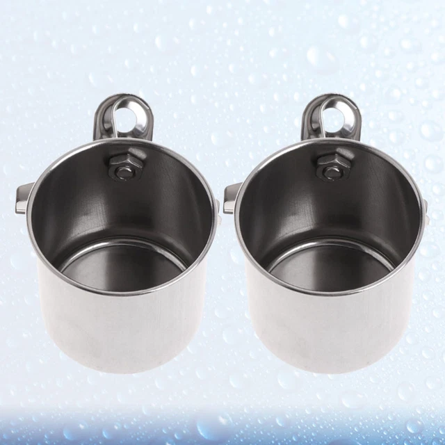 2 Pcs Parrot Bowl Birds Food Holder Small Feeder Bowls Cage Dishes