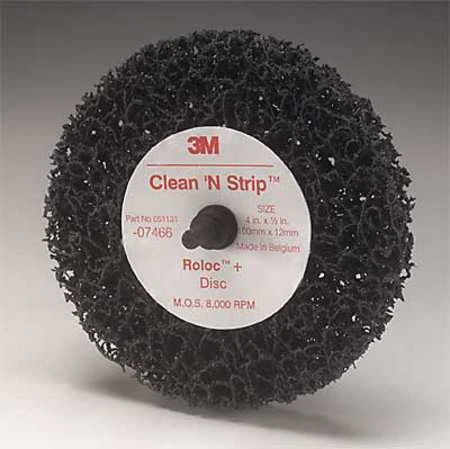 Scotch-Brite 07466 Clean And Strip Disc,Alo,4In,Xf,Tr,Pk10