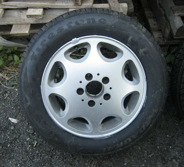 MERCEDES W124 ALLOY Wheel With New Firestone Tyre 6.5 Jx15H2 195/65/R15 ...
