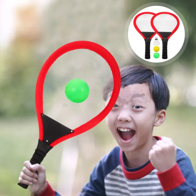 1 ensemble de raquette de Badminton en plein air, jouet interactif de Tennis,