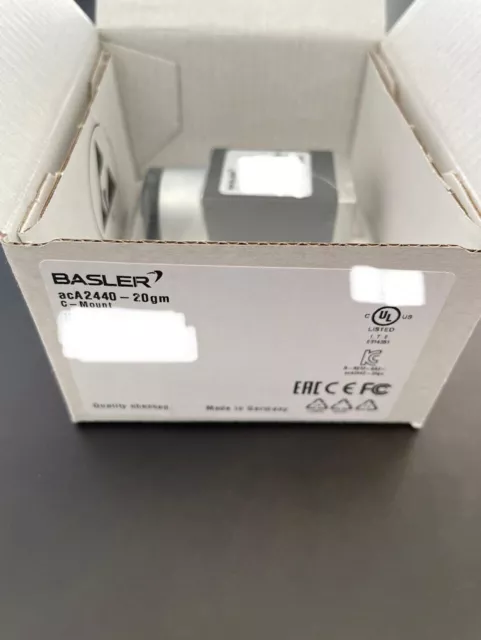 Basler acA2440-20gm GigE camera with the Sony IMX264 CMOS sensor (UPS shipping)