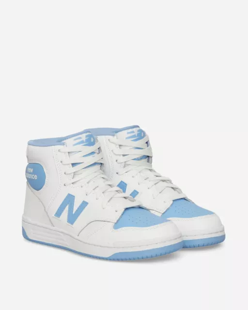 Chaussures sportif Sneakers HOMME New Balance 480 Mid SCC Blanc bleu Lifestyle