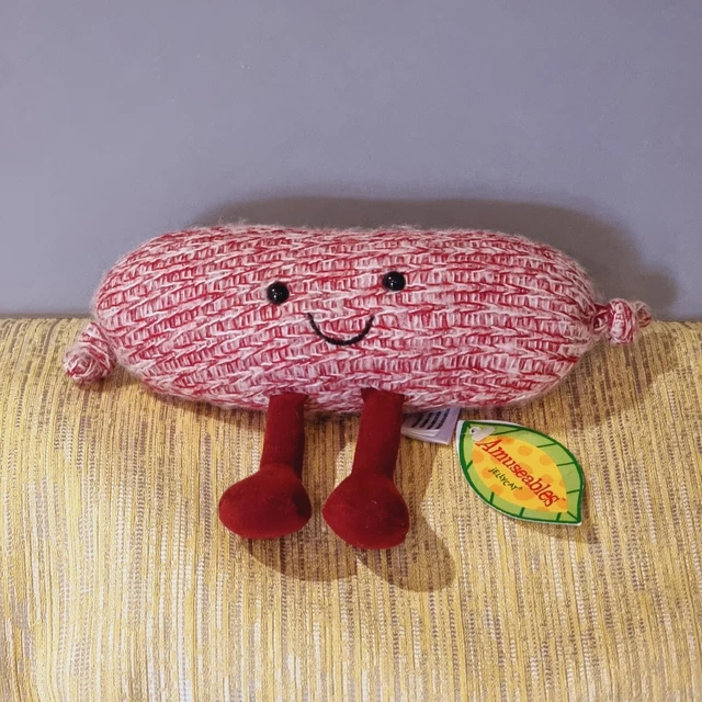 JELLYCAT SAUSAGE NEW With Tags Amuseable Food BNWT £59.99 PicClick UK