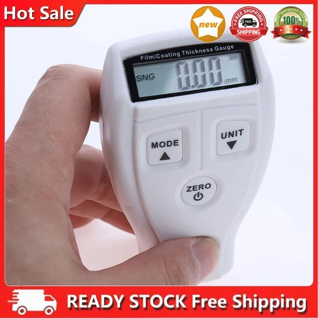 GM200 Misuratore di spessore rivestimento tester pellicola misuratore (bianco)