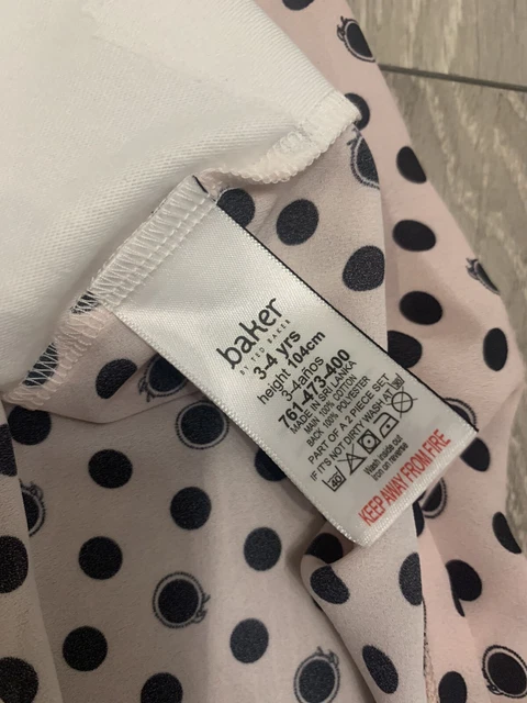 Nuovi leggings top per ragazze TED BAKER set 2 pezzi uccellini floreali età 3-4 9
