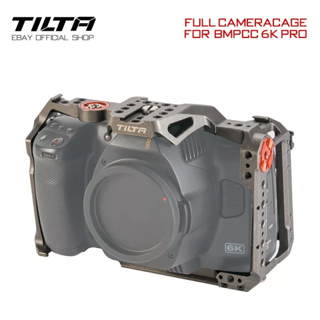 Soporte para estuche para hogar en jaula de cámara completa Tilta para BMPCC 6K Pro