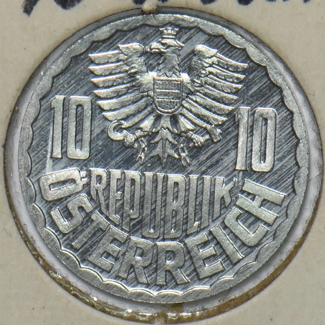Austria 1964 10 Groschen Eagle animal Proof 902280 combine shipping