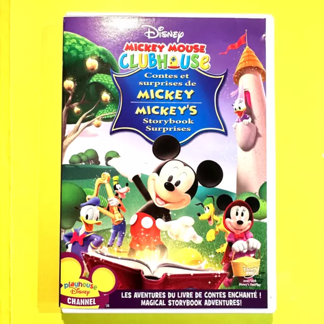 Mickey Mouse Clubhouse Mickey's Storybook Surprises DVD Bilingual Disney