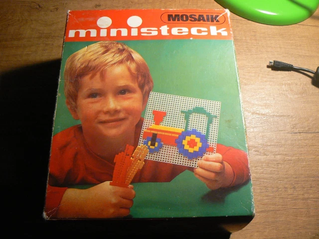 Boîte Mosaïque Ministeck Astérix - Jeu D'activités Manuelles Vintage Années 80