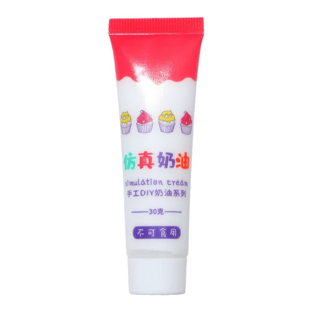 30ml Simulation Cream Glue Craft Fake Whipped Cream Clay Phone Case Material