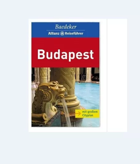 Baedeker Allianz Reiseführer Budapest mit großem Cityplan ca 272 Seiten