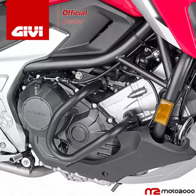 Paramotore Paracolpi Tubolare Basso Nero Givi Honda Nc 750 X 2021 - 2022