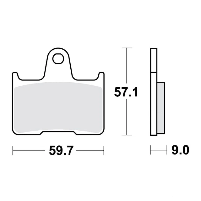 Kit pastiglie freno, Freno a disco Assale anteriore per KAWASAKI KDX