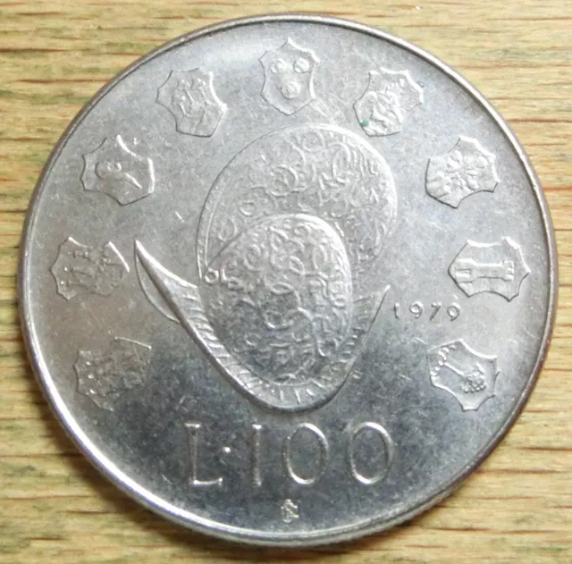 San Marino  100  Lire  1979  Helm