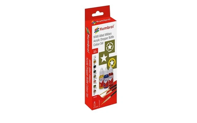 Humbrol DB9064 - Acrylic Paint & Brush Seconde Guerre Mondiale Allia Militaire