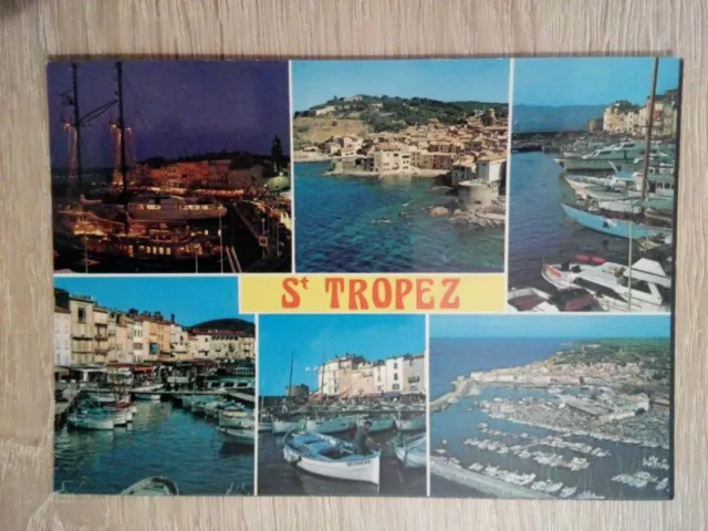 Cpsm Cpm  Carte Postale Var  Saint Tropez Différentes Vues