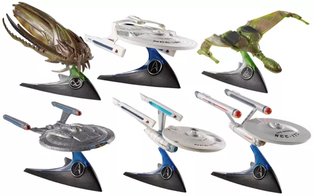 Star Trek Hot Wheels 20 navi in metallo a scelta TOS, TNG completo Serie rarità