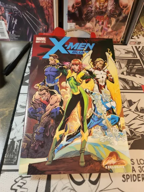 X-Men Blue 1 (2017) J. Scott Campbell variant A NM