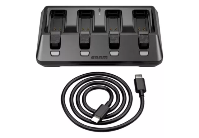 SRAM eTap & AXS 4-Port Battery Fast Charger USB-C Cable - Fast Charging Solution