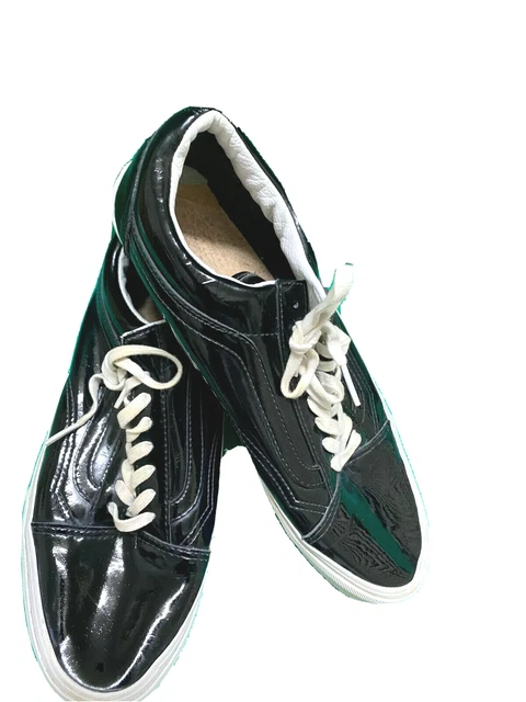 Vans noir discount vernis