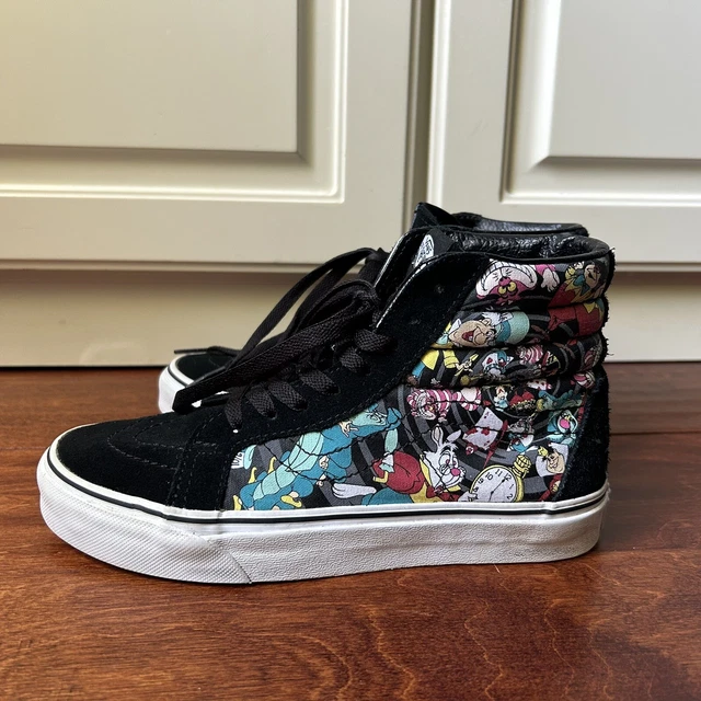VANS X DISNEY SK8 HI Alice In Wonderland HIgh Top Women s 6.5