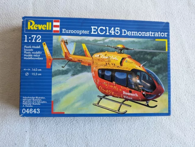 Revell 04643 Eurocopter EC 145 Demonstrator in 1:72 OVP mit Basisfarben!!!