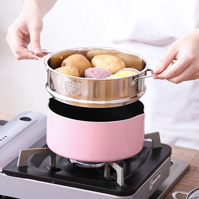 18 Cm Kitchen Steamer Insert Tinned Seafood Stainless Steel Utensil Holder Can 3