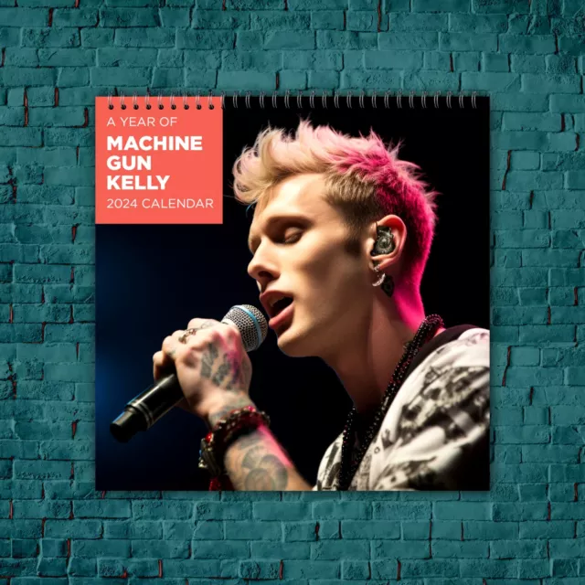 MACHINE GUN KELLY Calendar 2024, Machine Gun Kelly 2024 Celebrity Wall