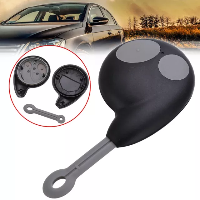 2 Button Remote Key Fob Case Shell Replacement for Cobra Alarm 7777 e-