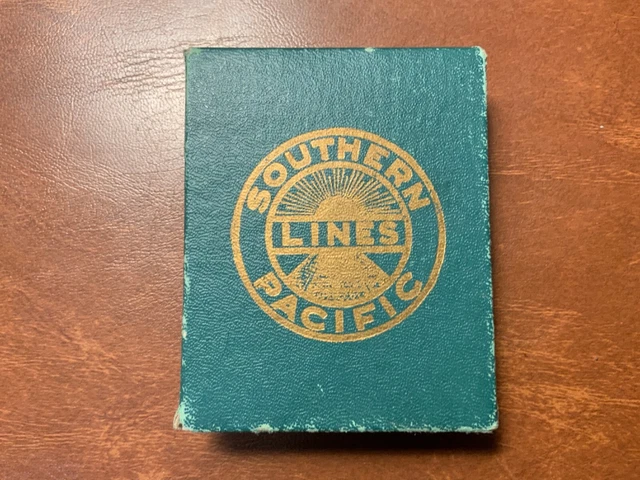 Vintage Antique Playing Cards Southern Pacific Lines Complete In Box