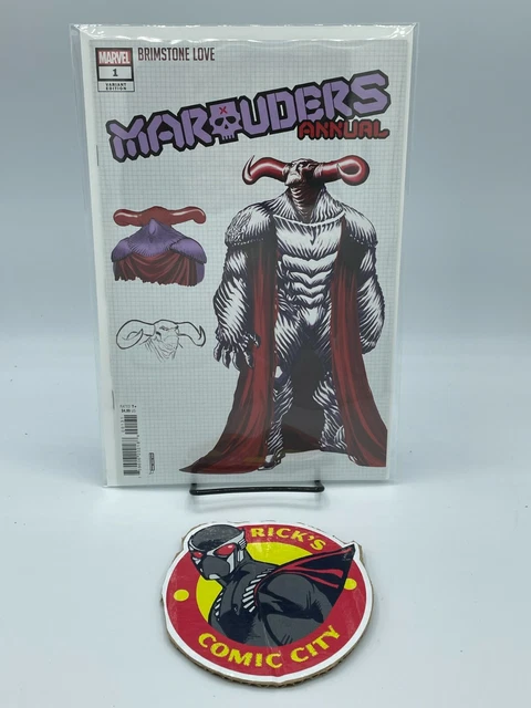 Marauders Annual (2022) #1 David Baldeon 1:10 Design Variant Brimstone Love