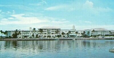 Postcard FL Fort Lauderdale The Lago Mar Resort Hotel Vintage Florida