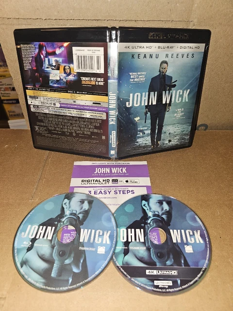 JOHN WICK 4K Ultra HD [Blu-ray + Digital HD], DVD 4K, NTSC, Widescreen ...