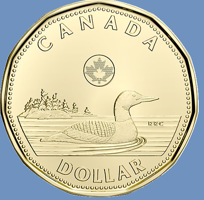 2022 Canada One Dollar Coin Mint Condition UNC. Loonie $1