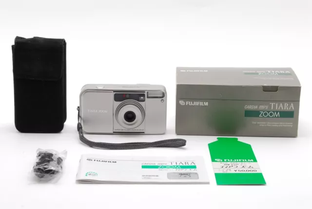 【Near Mint w/ Box】 Fuji Fujifilm Cardia Mini Tiara Zoom Point & Shoot 35mm JAPAN