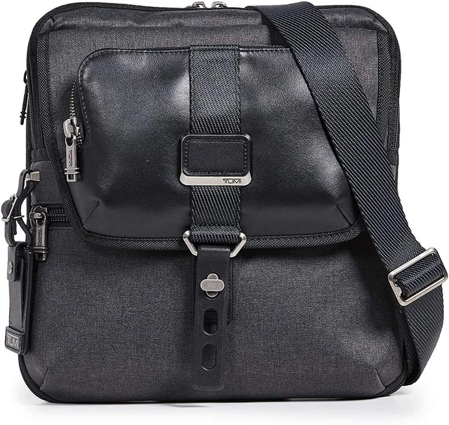 NEW TUMI Alpha Bravo Unisex Arnold Zip Flap Crossbody Bag MSRP $300