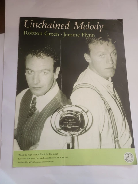 SHEET MUSIC - Unchained Melody - Robson Green & Jerome Flynn £3.95 ...